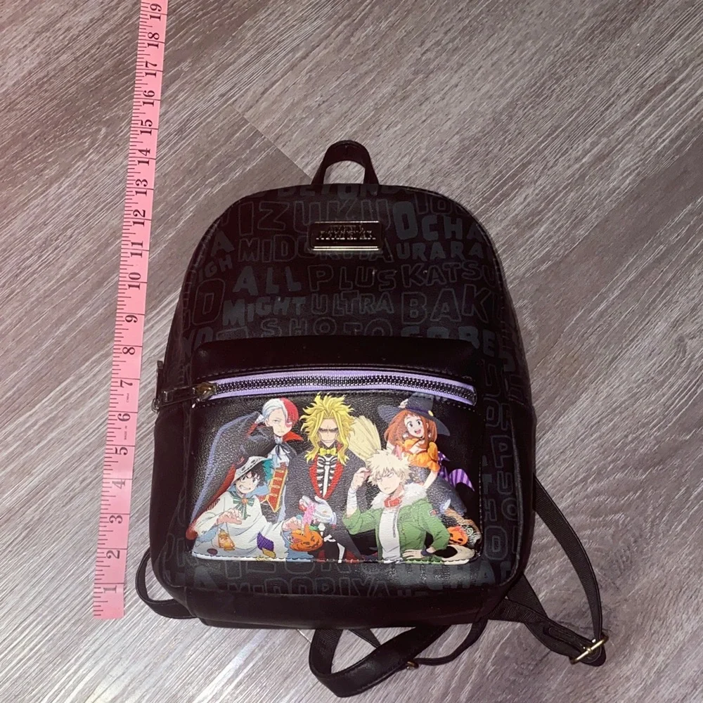 Bioworld My Hero Academia Black Anime Backpack